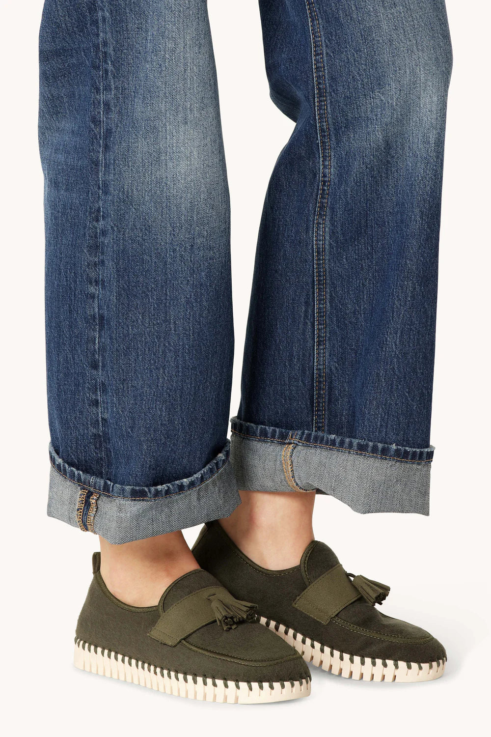 Tulip Wool Loafer Army