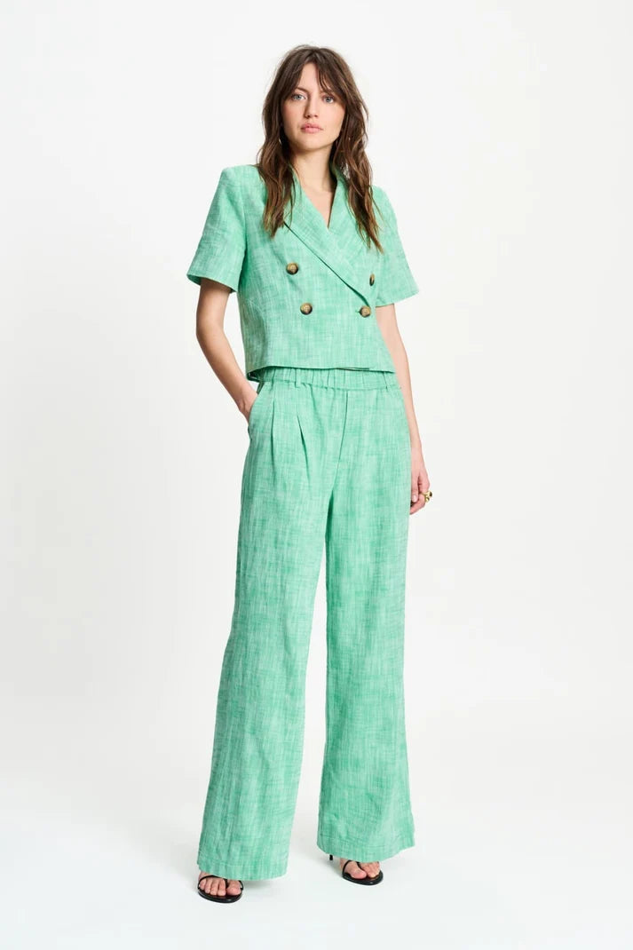 POM PALM GREEN BLAZER / DESIGNER CLOTHING GALLERY NZ