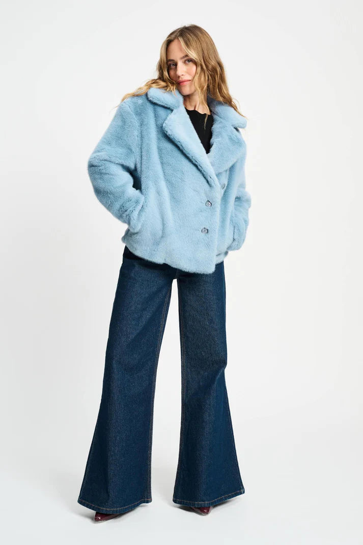 POM Amsterdam Faux Fur coat | Designer Clothing Gallery Greytown