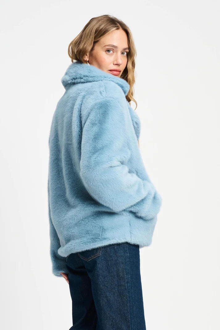 POM Amsterdam Faux Fur coat | Designer Clothing Gallery Greytown
