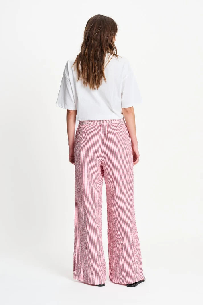 POM SEERSUCKER RED WHITE / DESIGNER CLOTHING GALLERY NZ