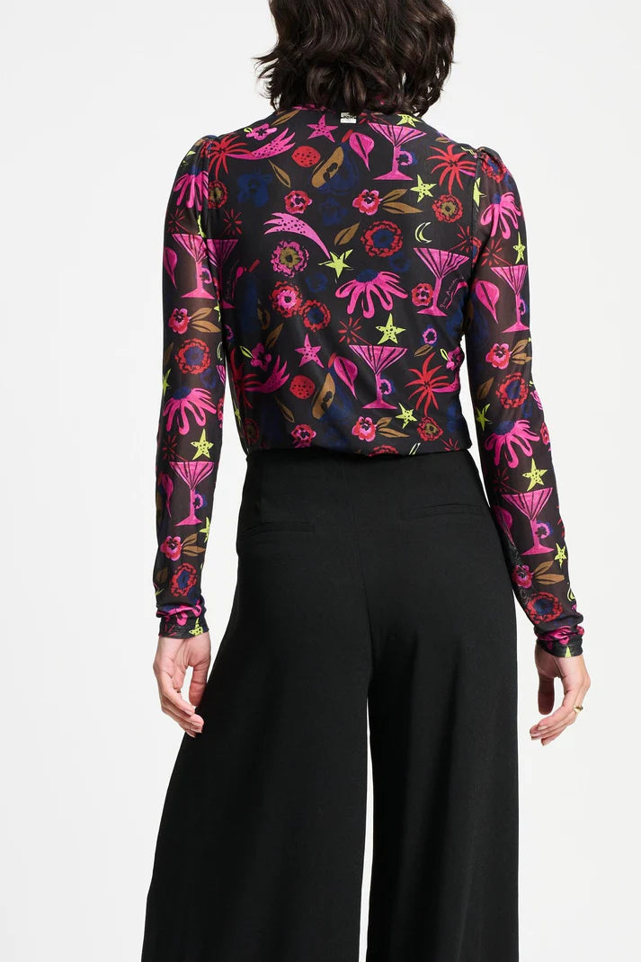 Pants Wide Leg Black