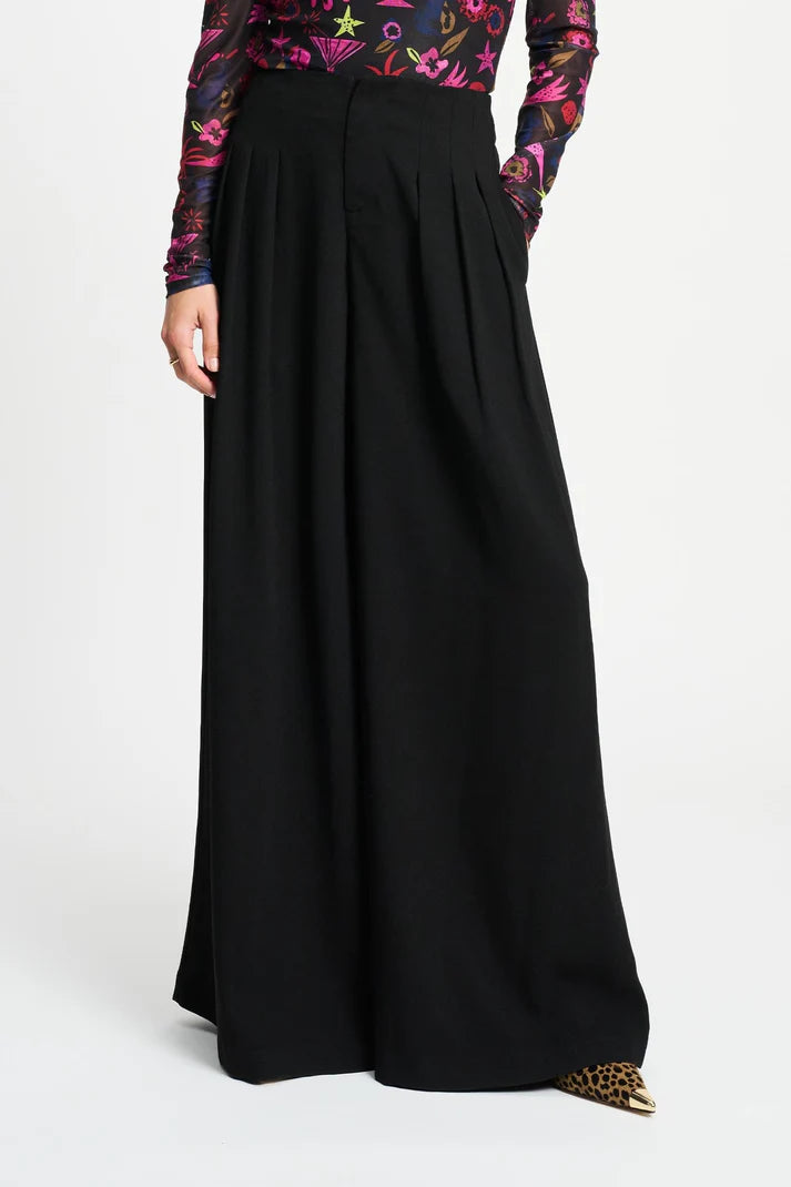 Pants Wide Leg Black