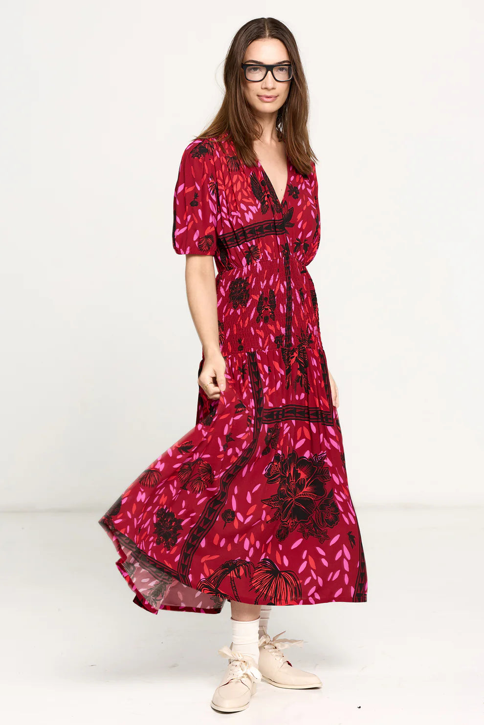 Jezebel Dress Wild Cherry