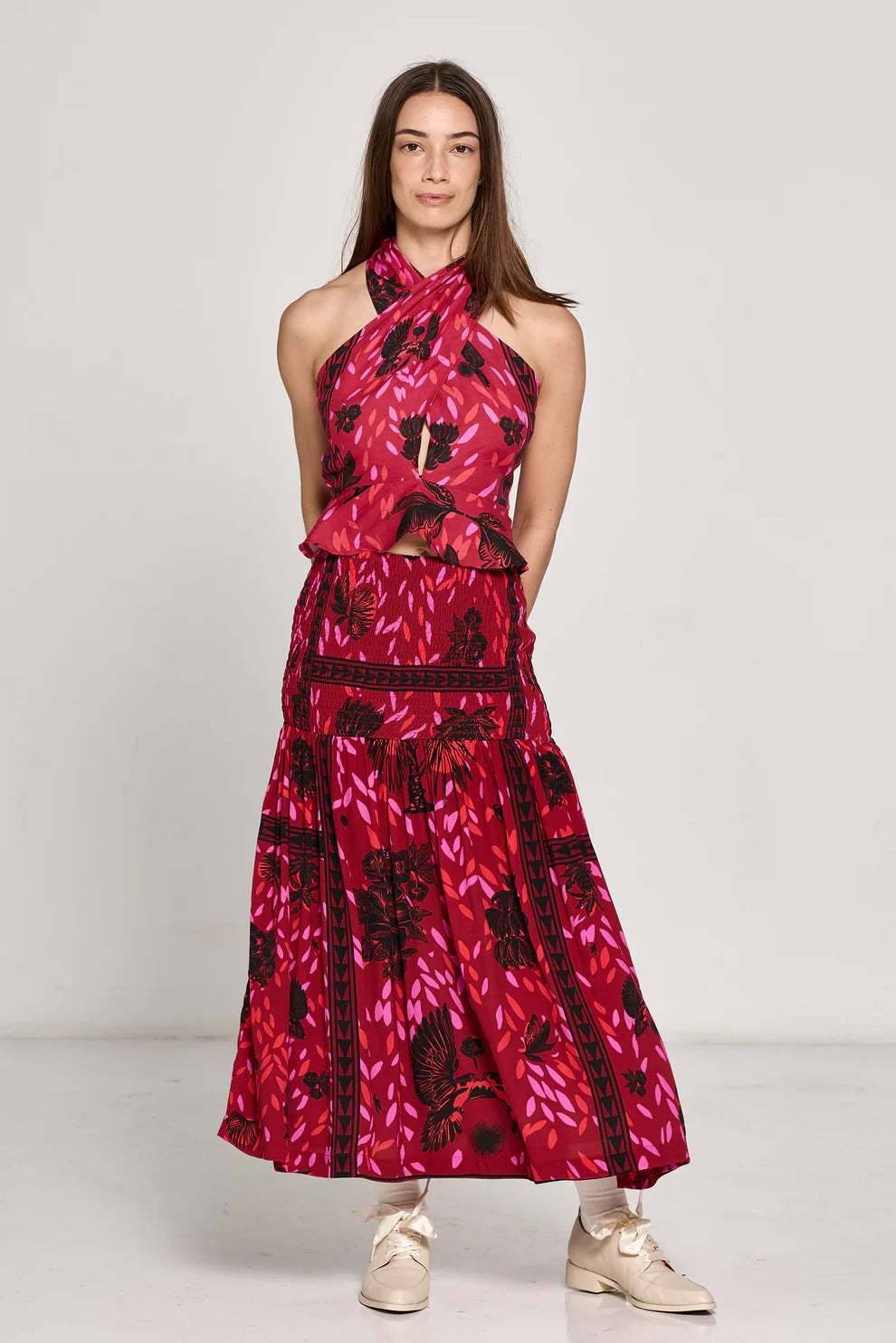 Jezzebel Skirt Wild Cherry