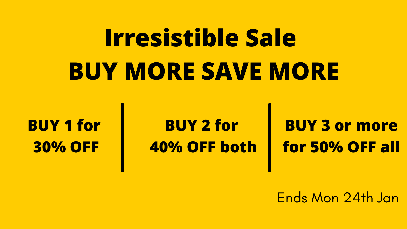 Irresistible Summer Sale