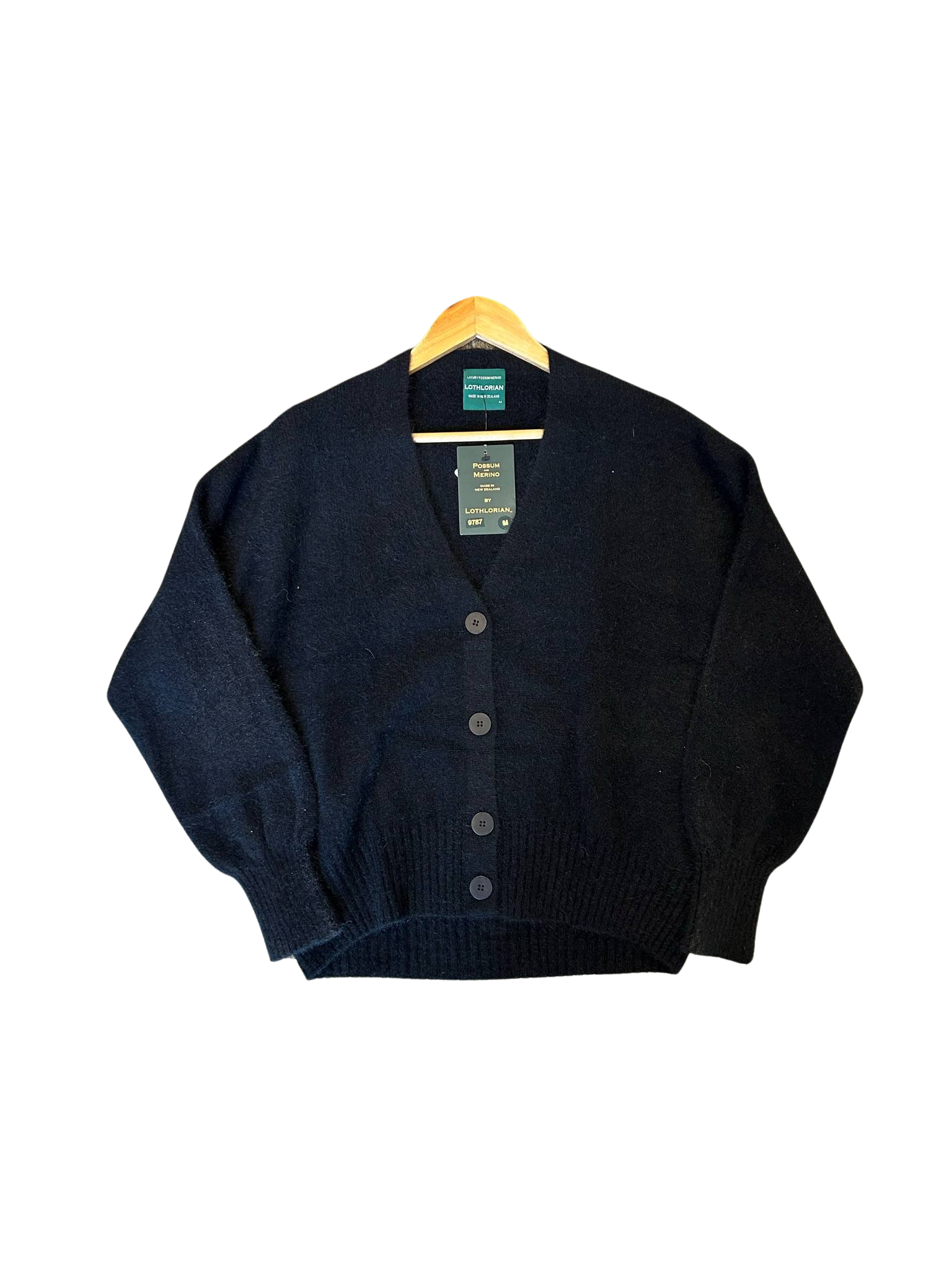 Prime V Neck Cardigan Black