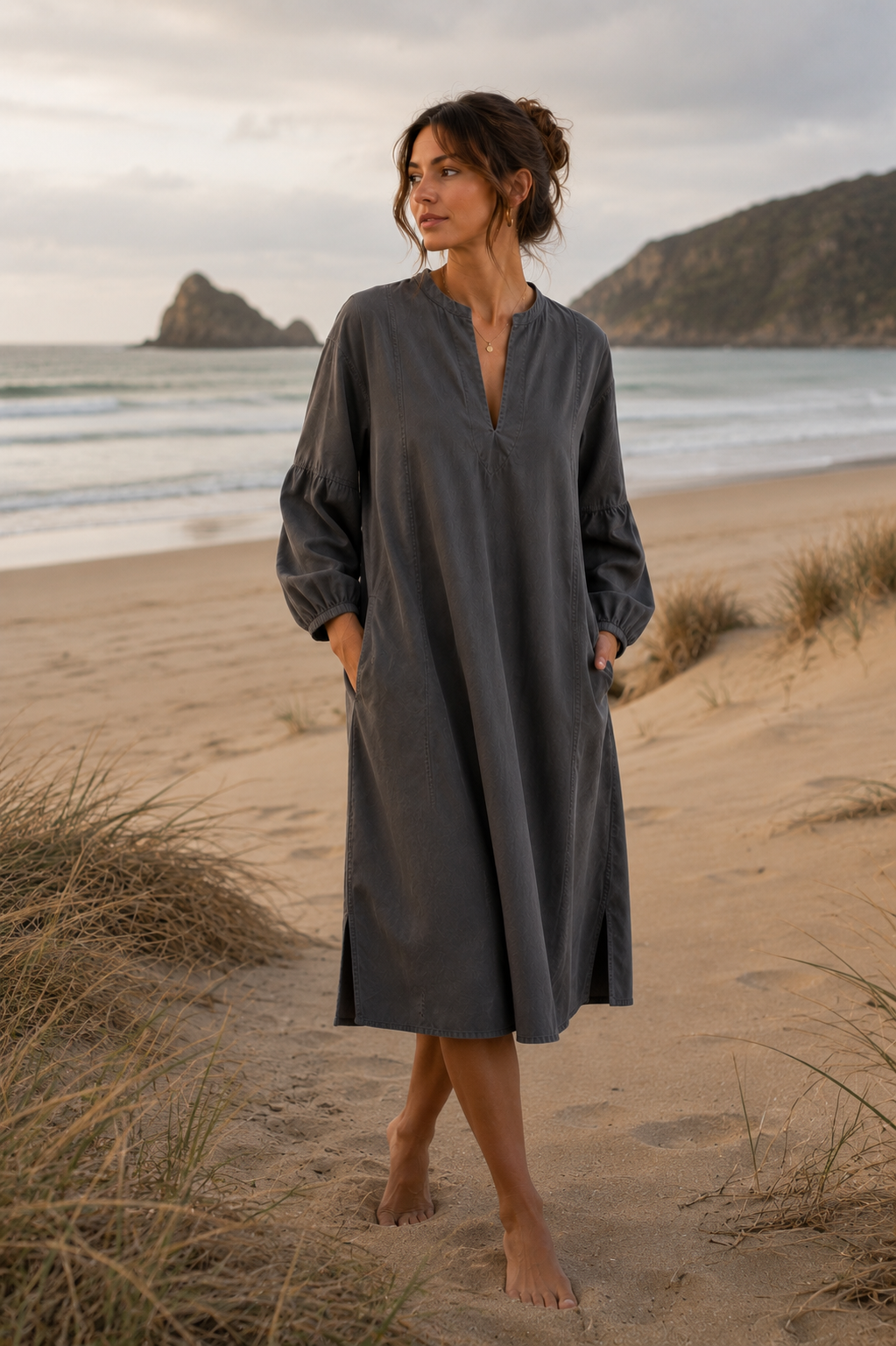 MASAMI BLACK DRESS / DESIGNER CLOTHING GALLERY NZ