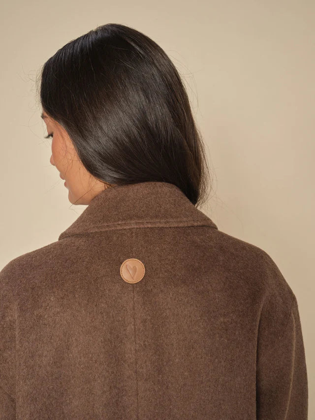 Venice Wool Coat Rain Drum