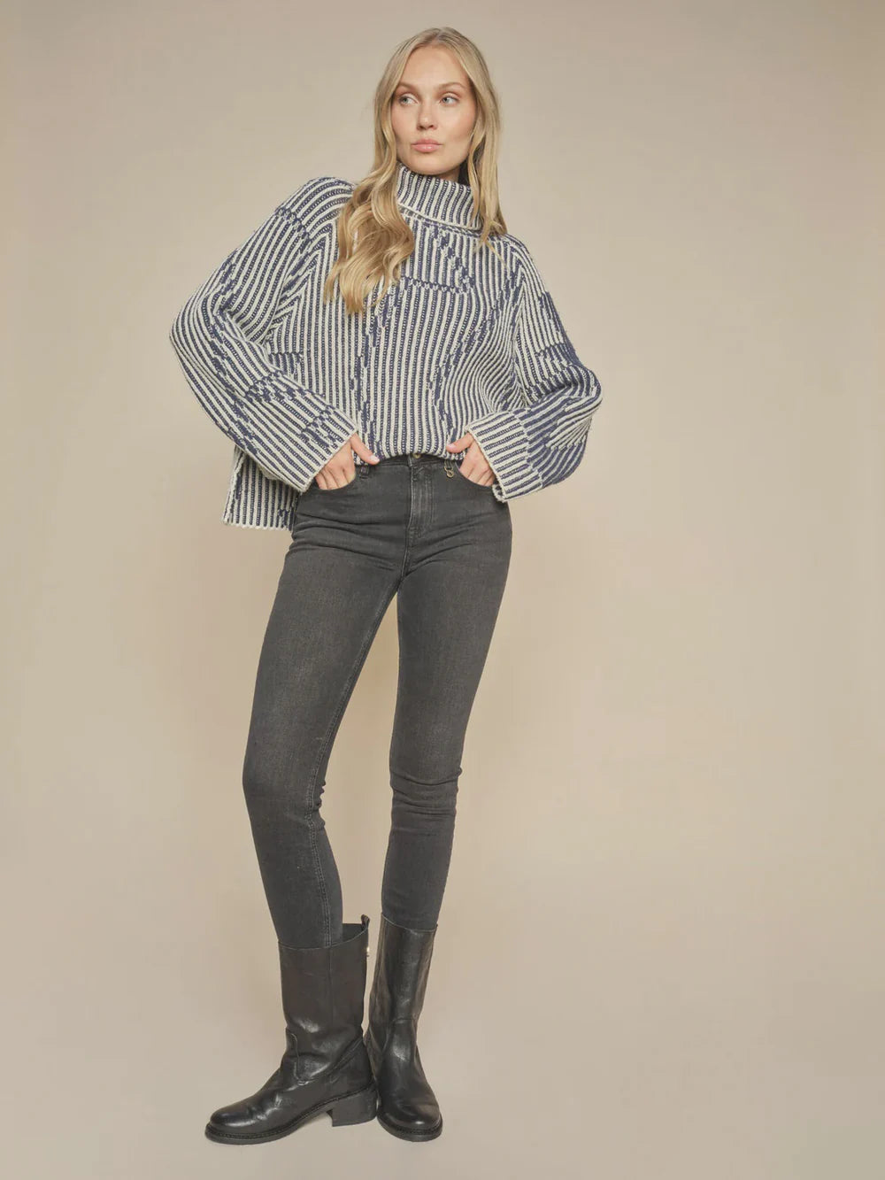 MOS MOSH SLIM BLACK JEAN / DESIGNER CLOTHING GALLERY NZ