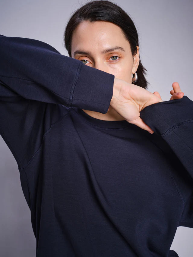 Abello Basic Sweatshirt Navy