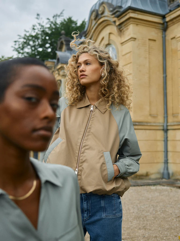 Taura Bomber Jacket Sesame