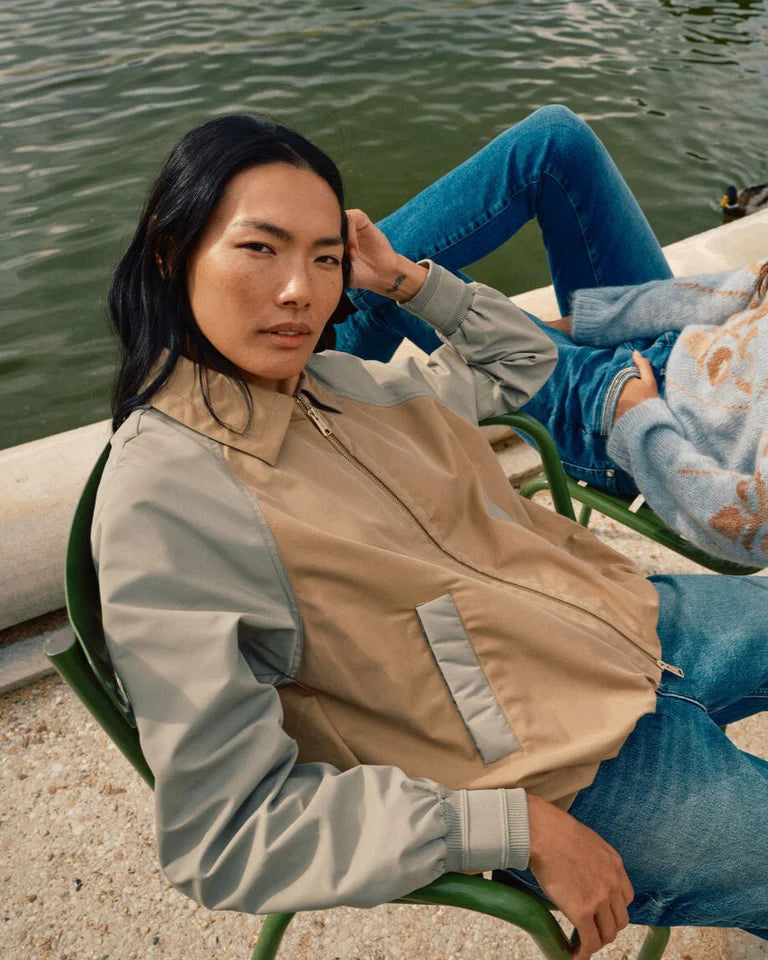 Taura Bomber Jacket Sesame