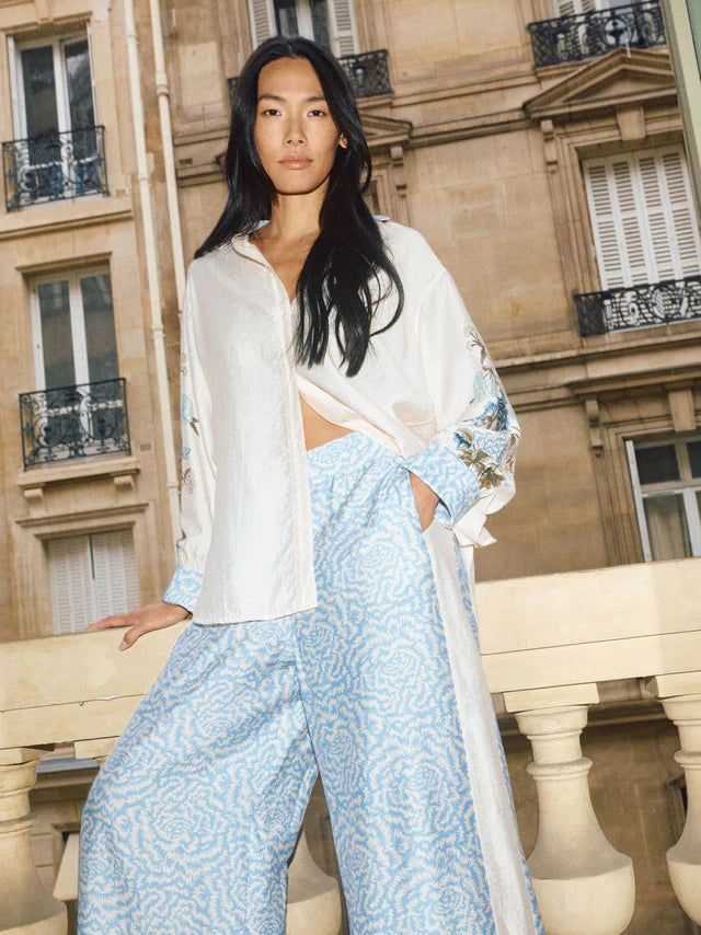 Charbel Saku Pants Ecru