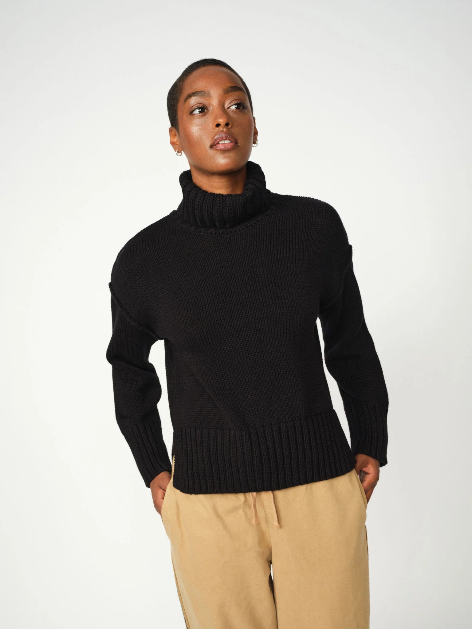 Rola Bine Rollneck Knit Black