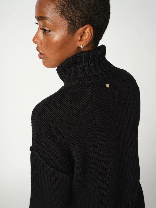 Rola Bine Rollneck Knit Black