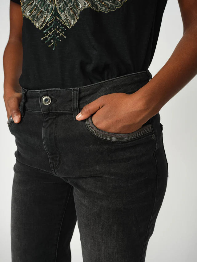 Cecilia Perla Jeans Dark Grey
