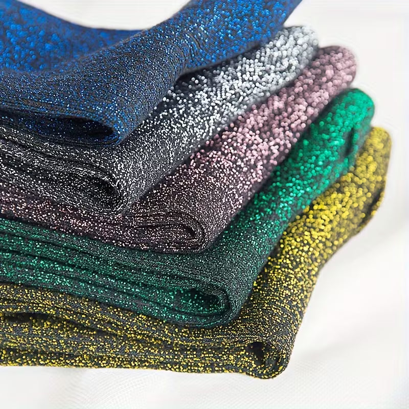 Glitter Socks Silver