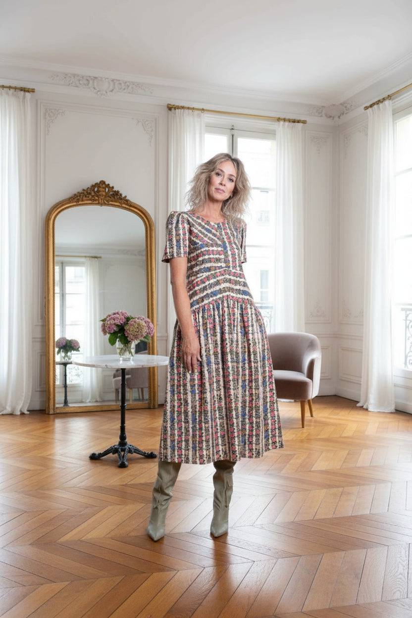 Floral Vine Audrey Dress