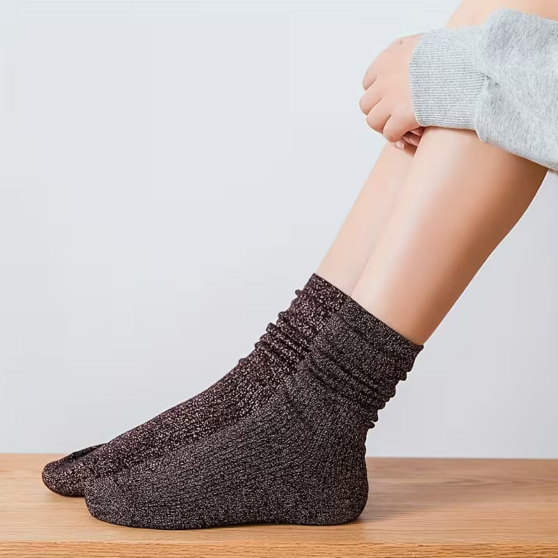 Glitter Socks Purple