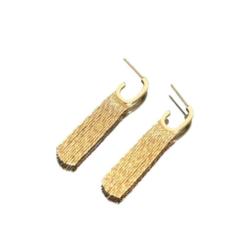 Gold Chain Tassle Drop