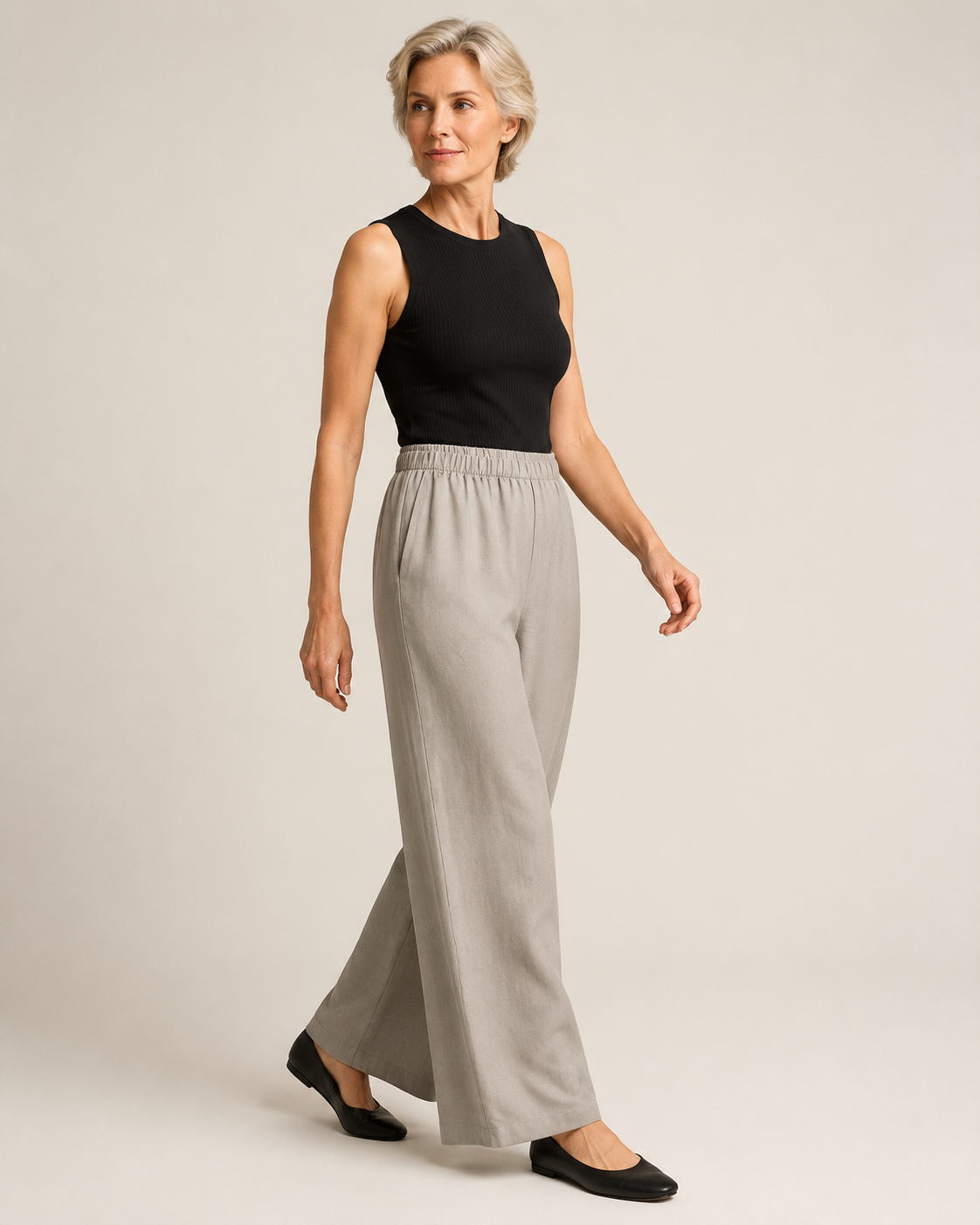 SHERYL MAY GREY TROUSERS / DESIGNER CLOTHING GALLERY NZ