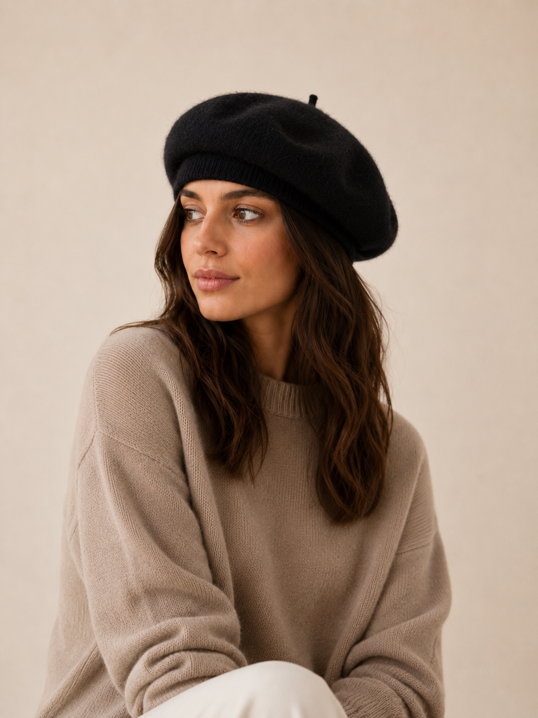 POSSUM BERET BLACK