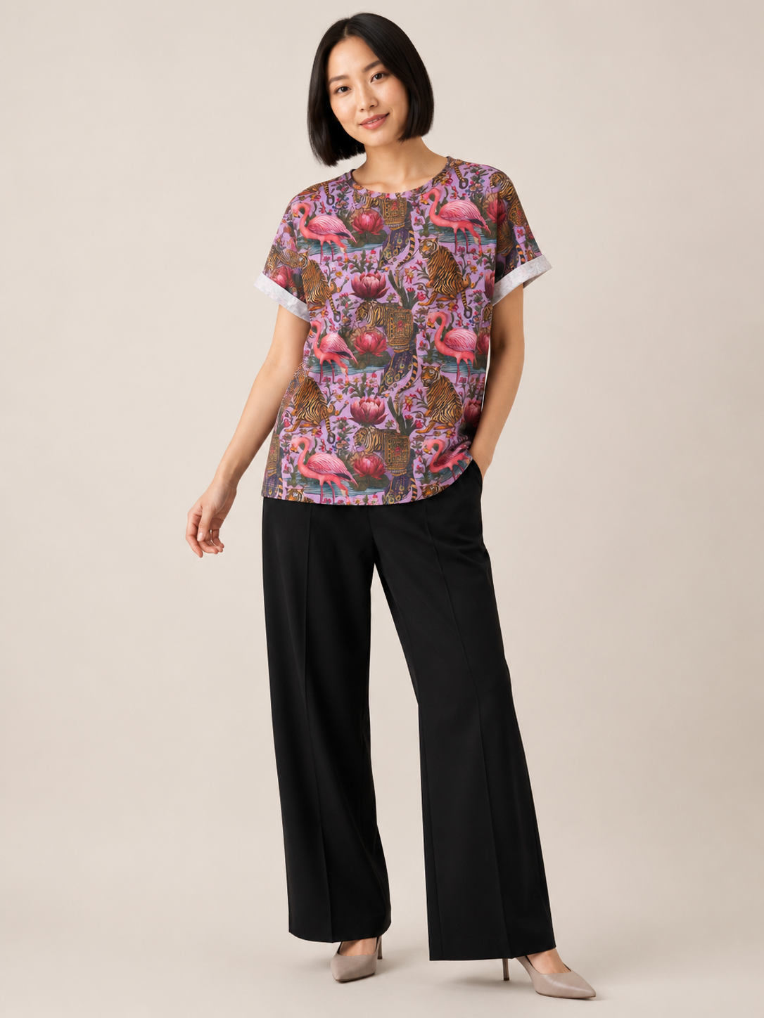 SHERYL MAY TIGERS T SHIRT / DESIGNER CLOTHING GALLERY NZ