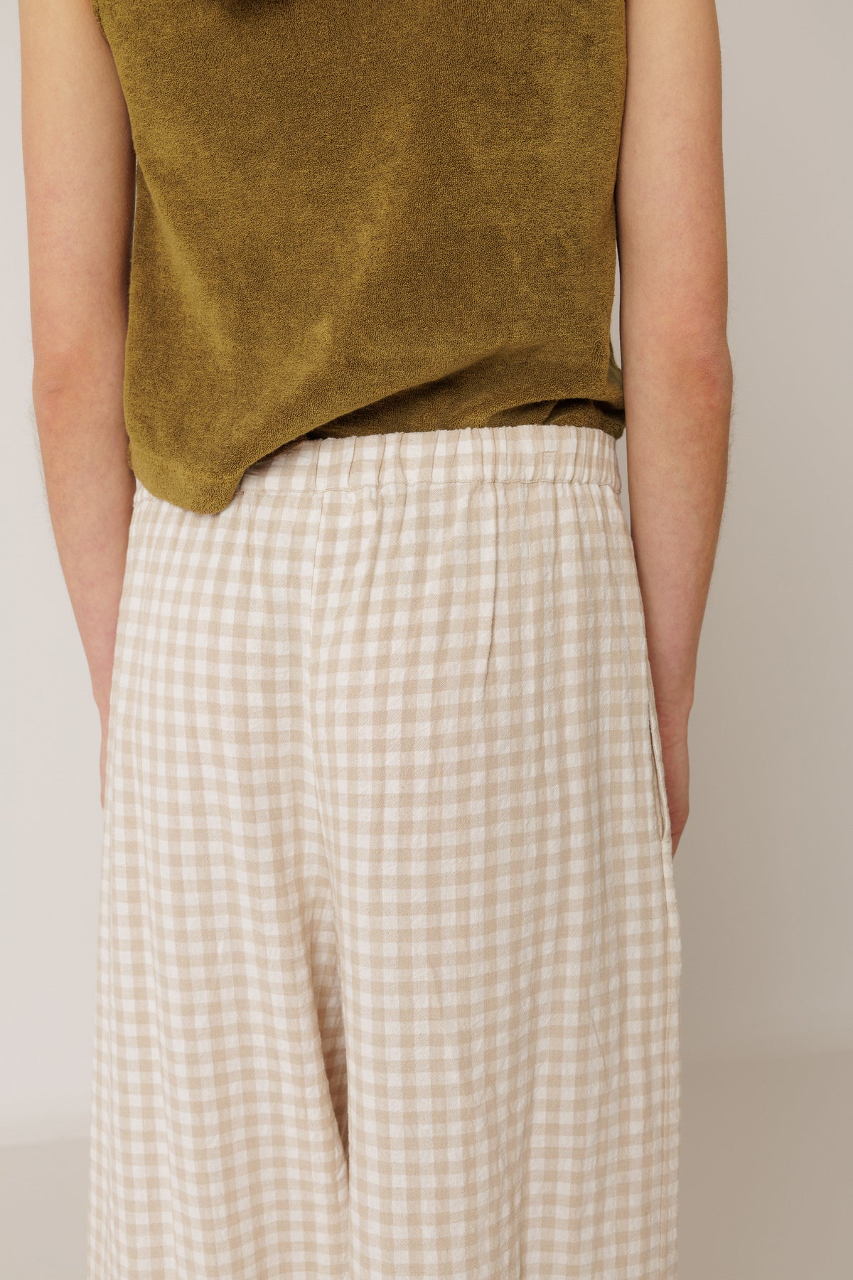 INDI AND COLD BEIGE TROUSERS  DESIGNER CLOTHIN GALLERY NZ