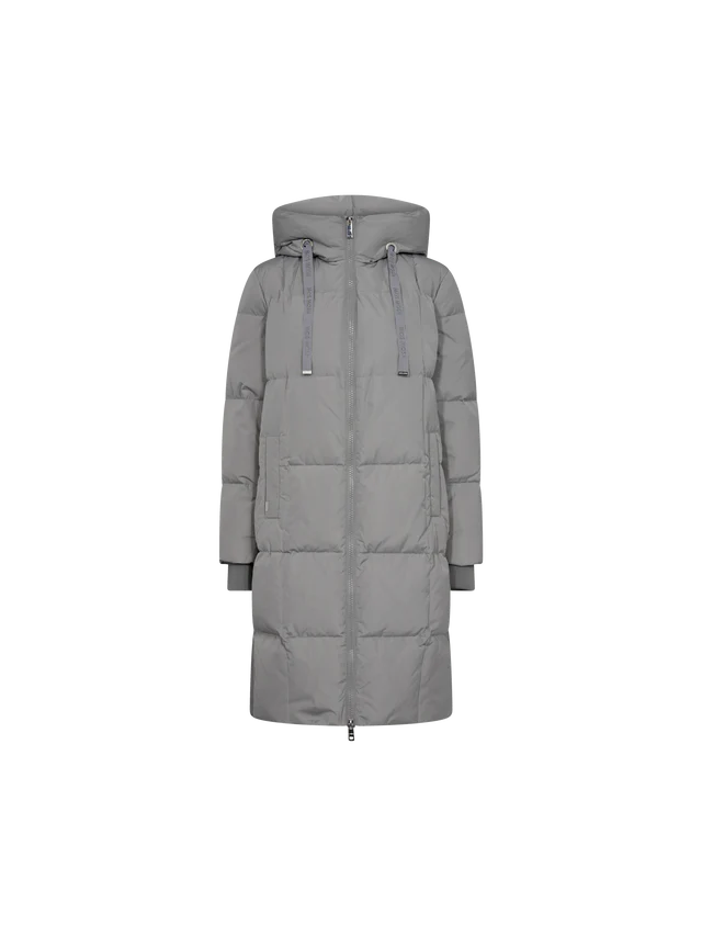 Nova Square Down Coat Sharkskin