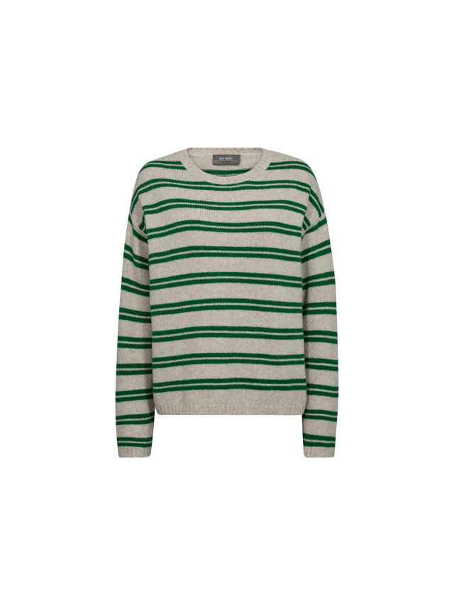 Khai Two Stripe Knit Green