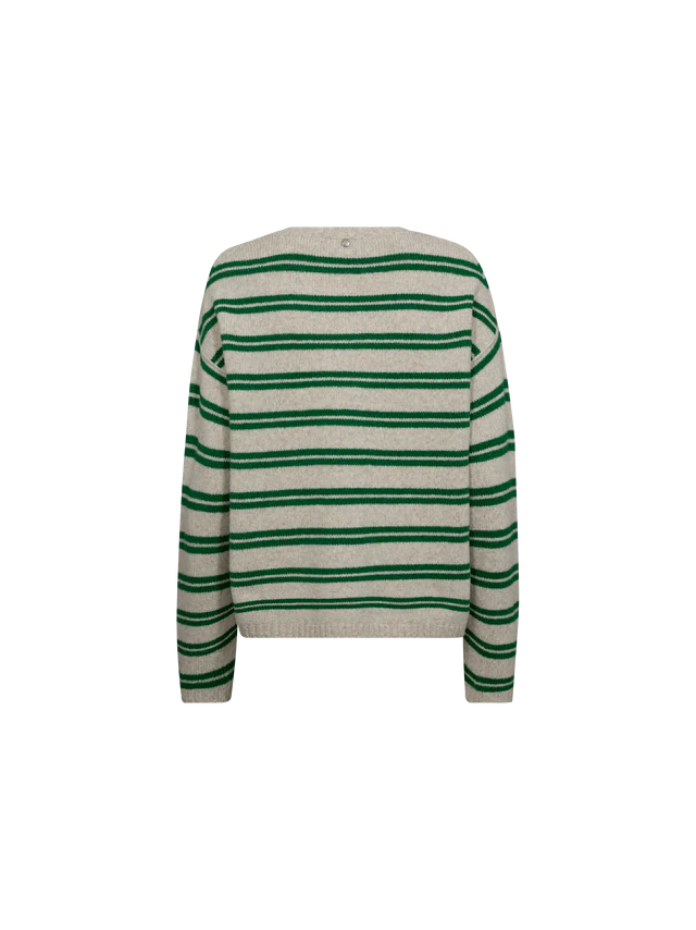 Khai Two Stripe Knit Green