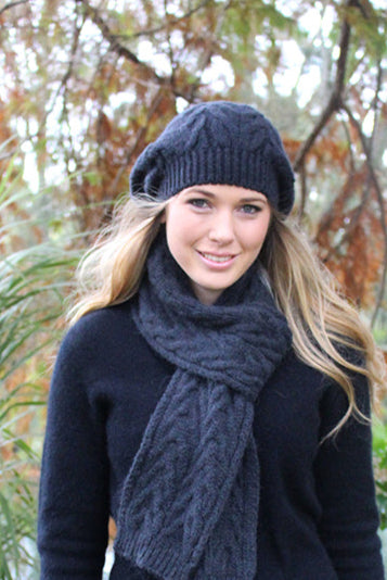 Alpaca Cable Beanie