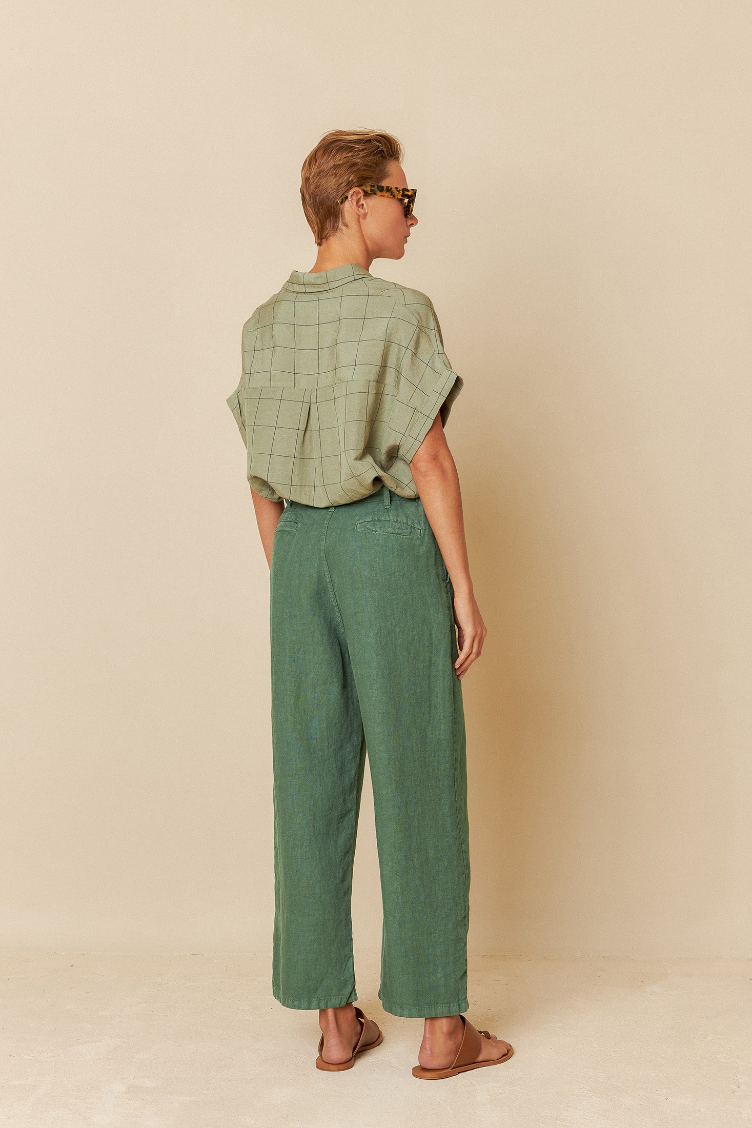 Indi and Cold Green Trousers Designer Clothing Gallery Greytown