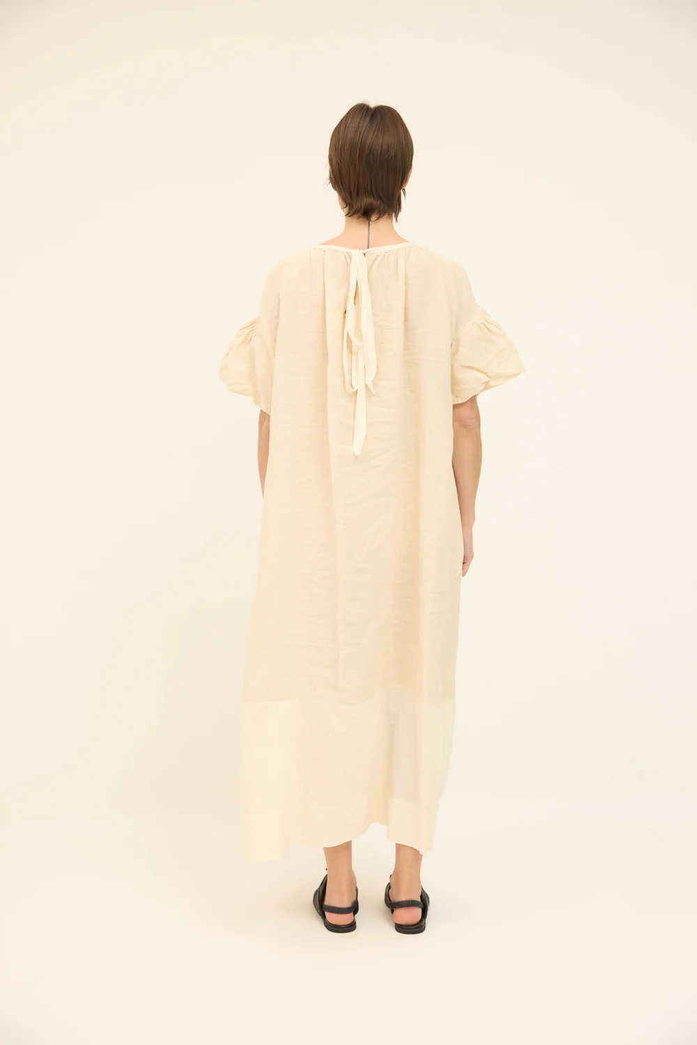 MASAMI DRESS CREAM / DESIGNER CLOTHING GALLERY GREYTOWN