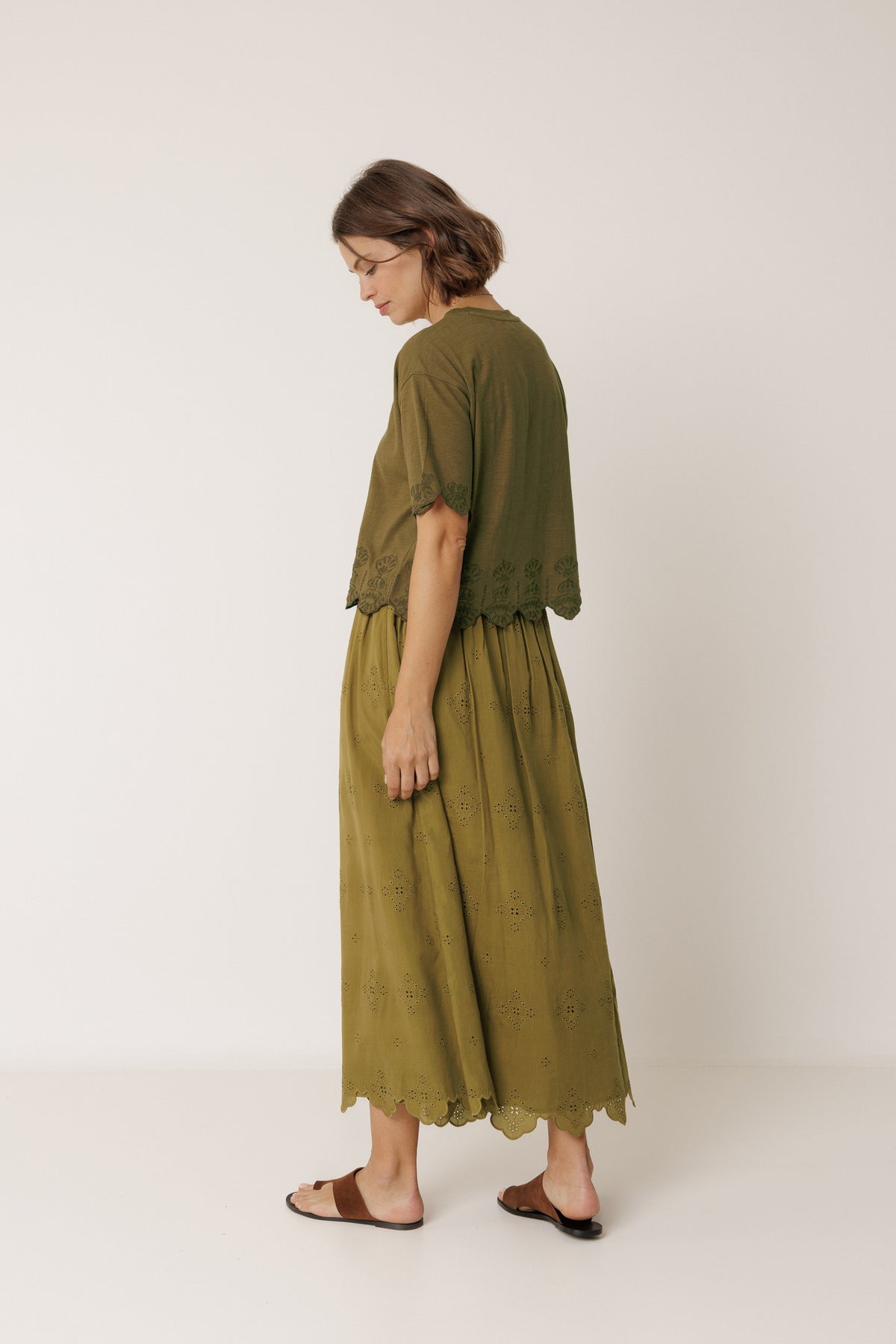 167 Skirt Khaki