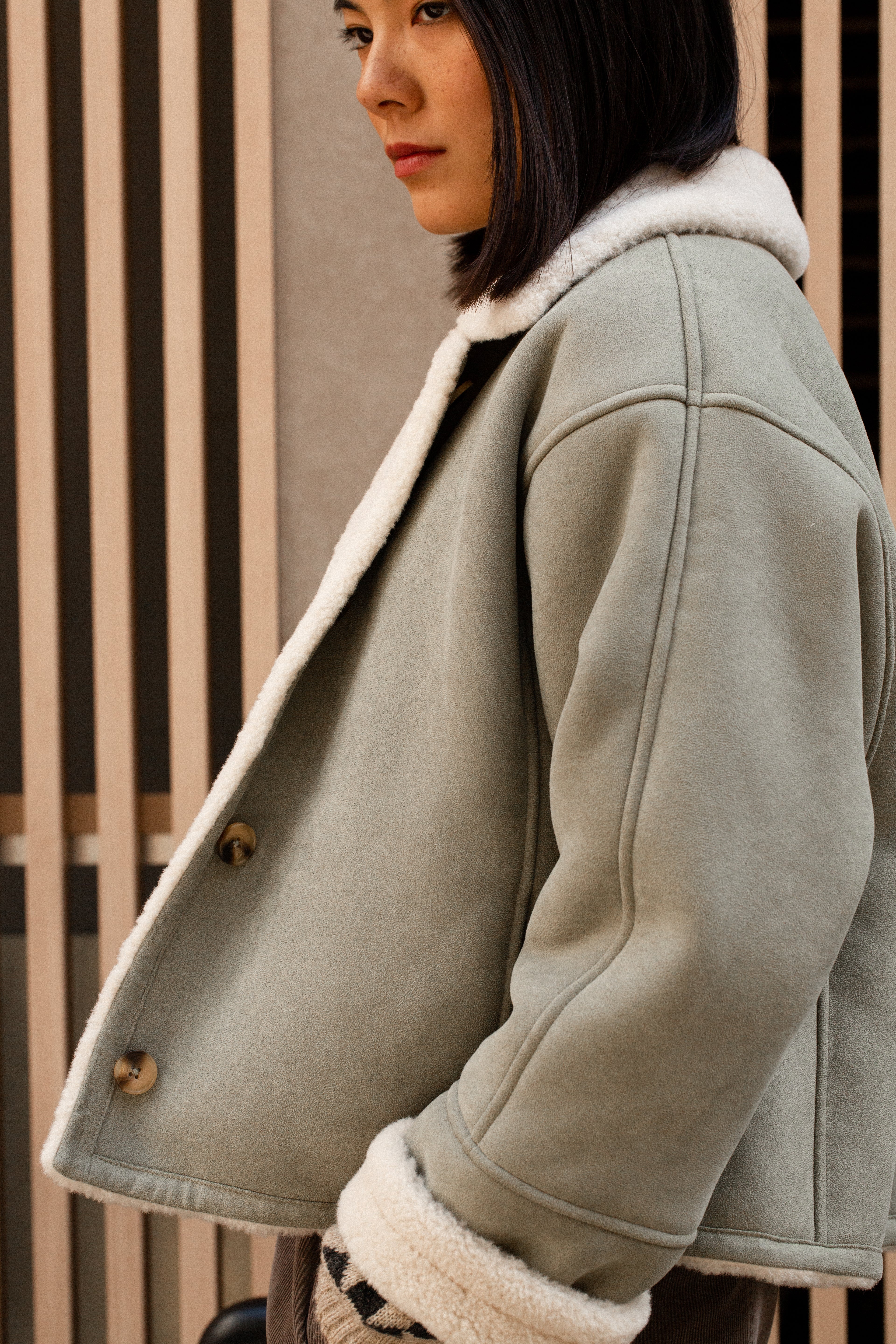 Coat #761 Agua