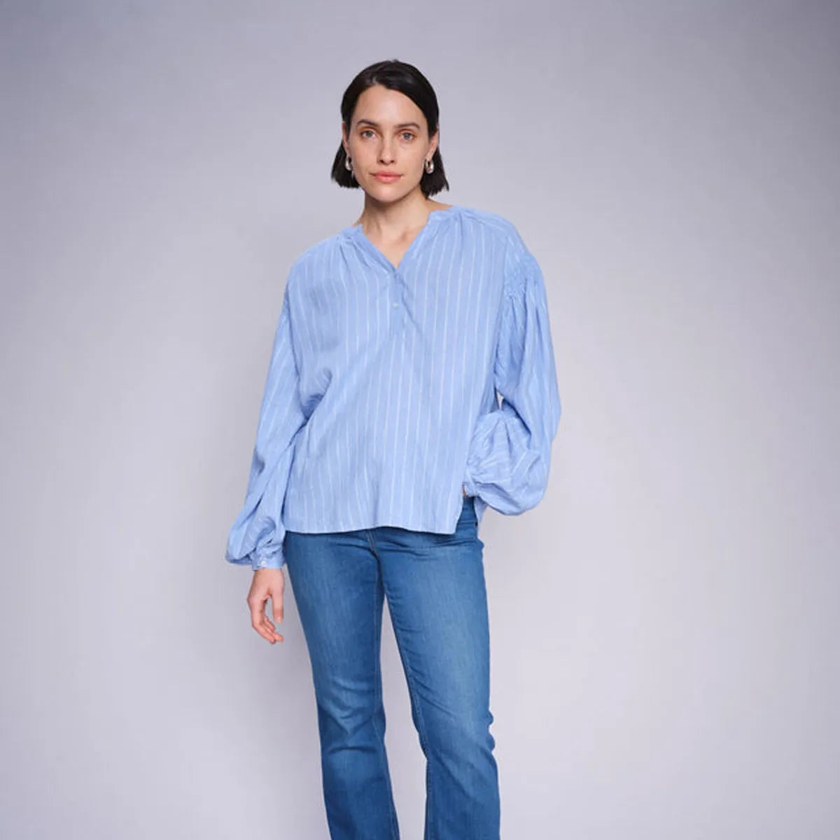 Safi Blouse Hydrangea