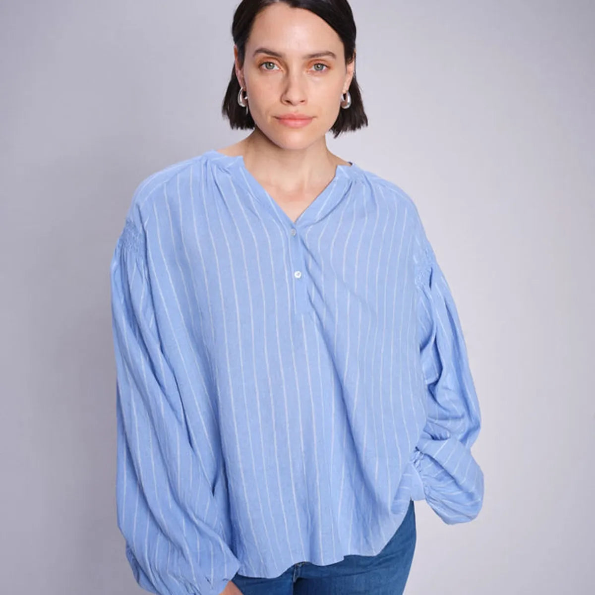 Safi Blouse Hydrangea