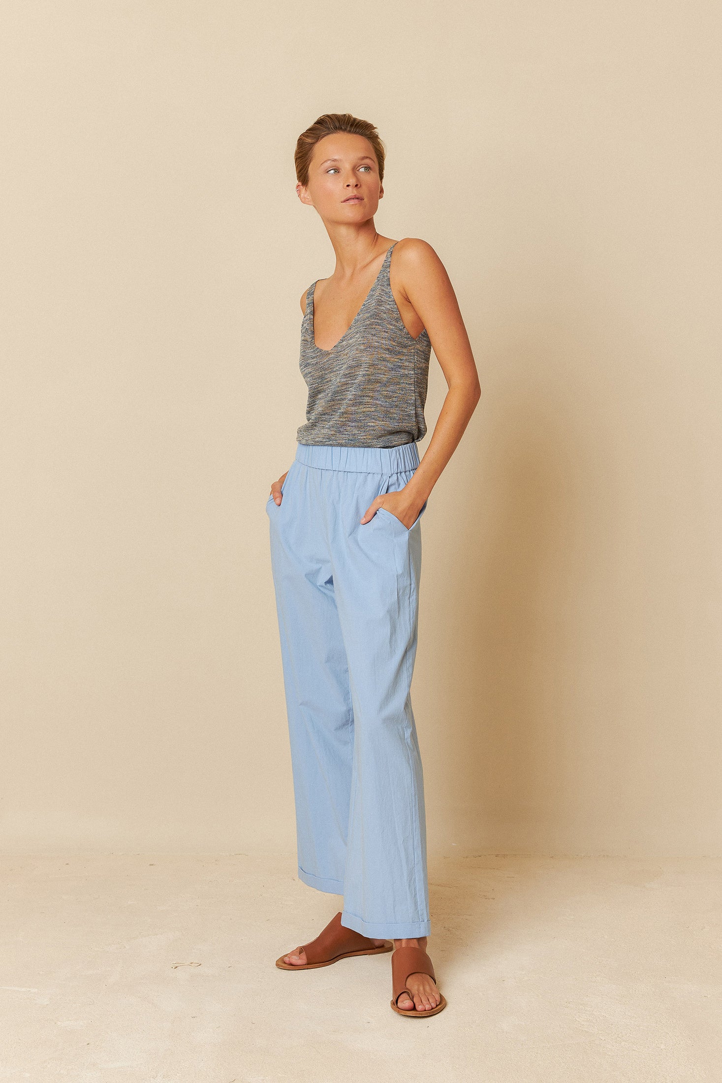 Trouser 291 Cielo