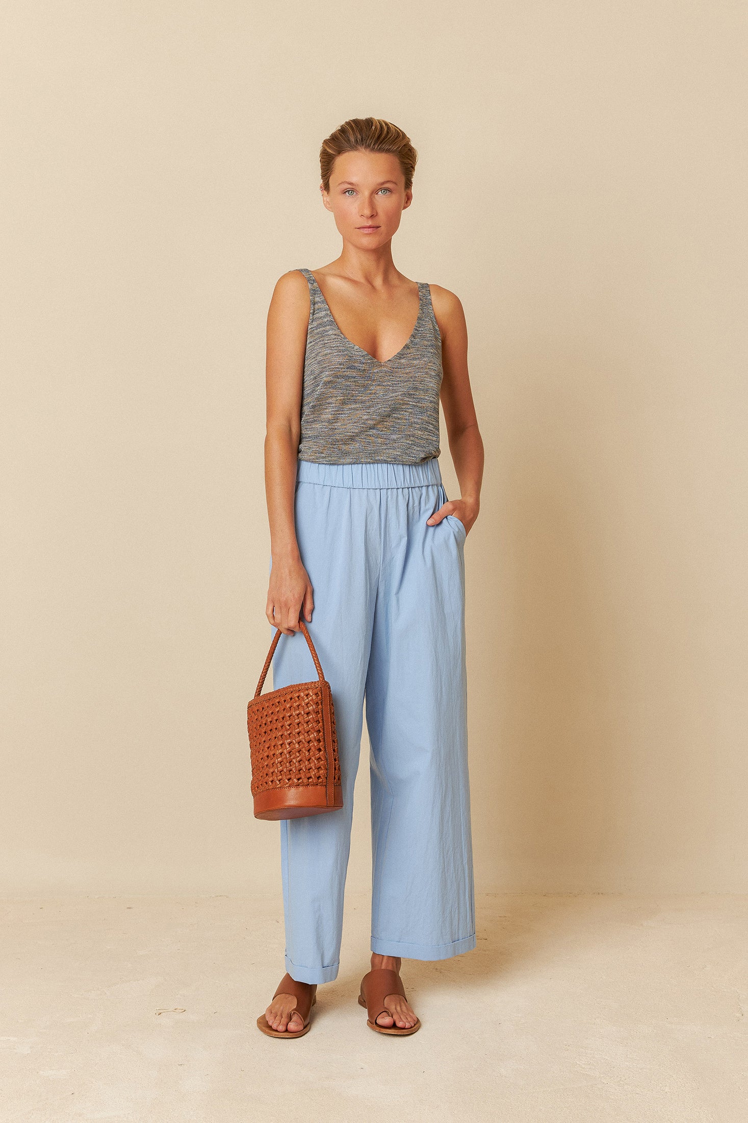 Trouser 291 Cielo
