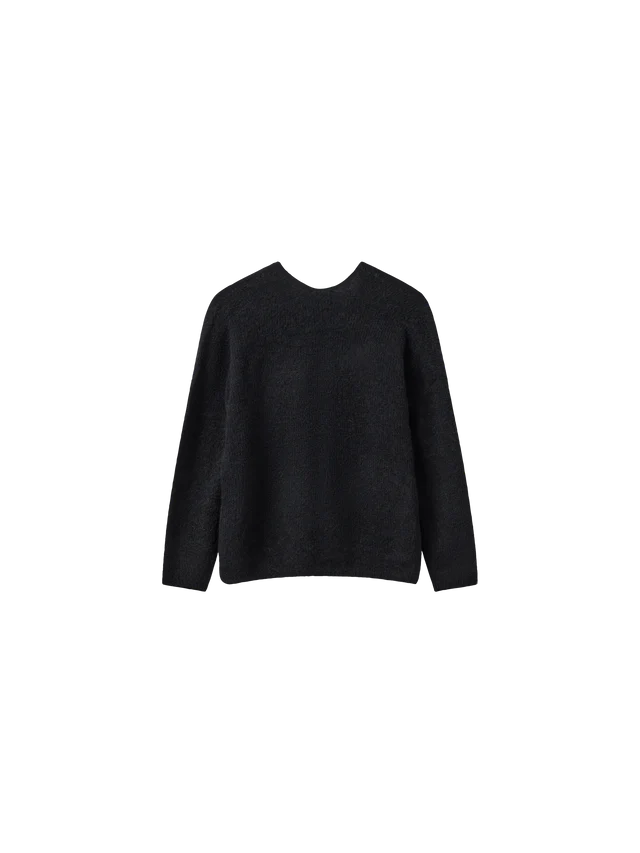 Thora V Neck Knit Black