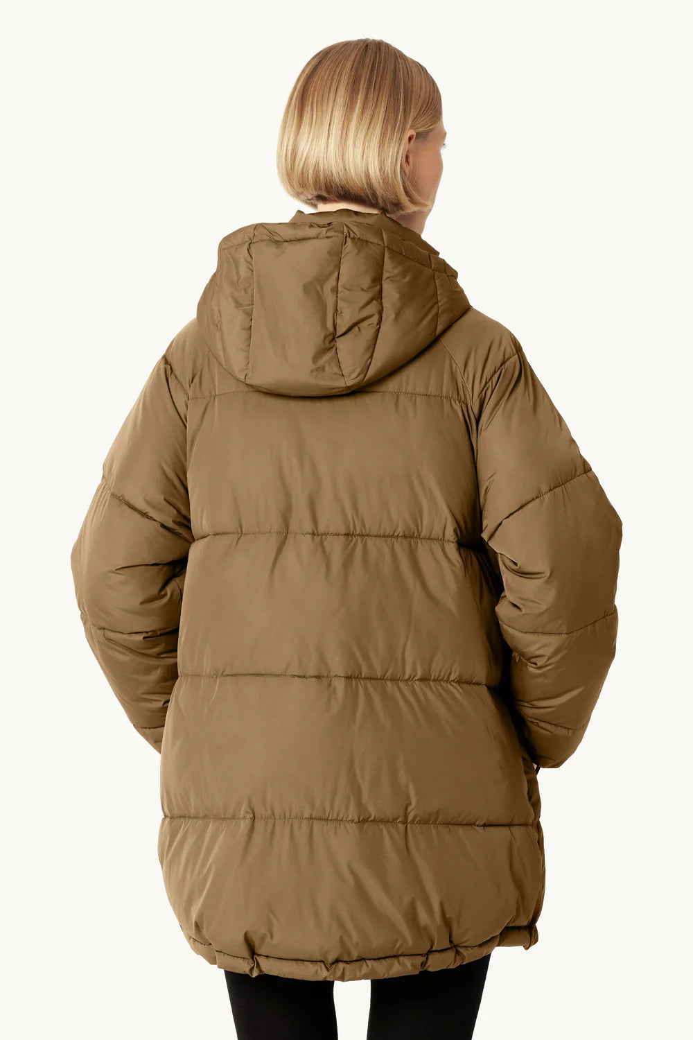 Oversized Padded Coat Mocca