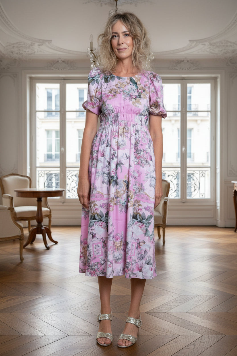 Rococo Print Maya Dress