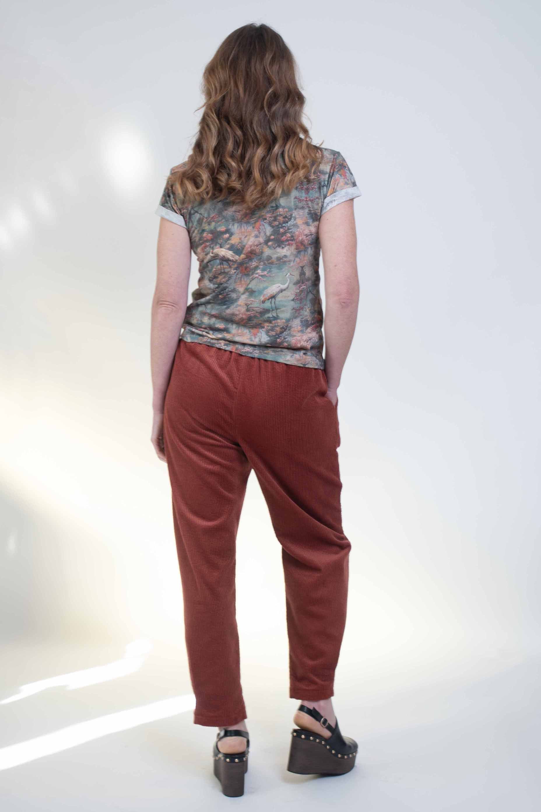 Rust Cord Nomad Trousers