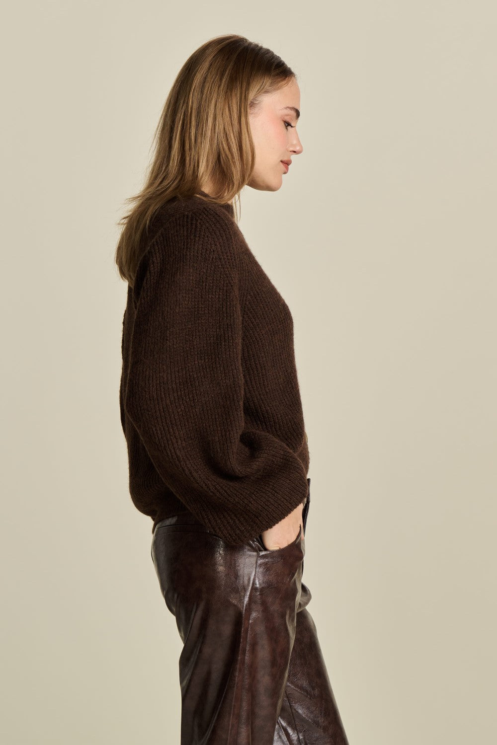 POM Amsterdam Brown Cardigan Designer Clothing Gallery