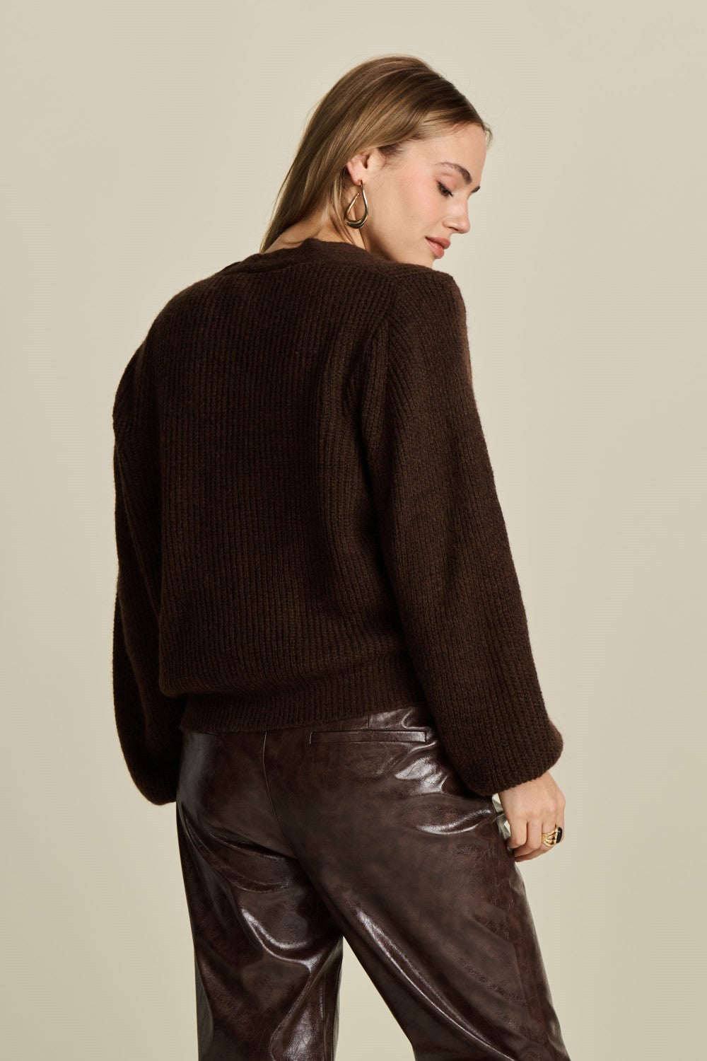 POM Amsterdam Brown Cardigan Designer Clothing Gallery