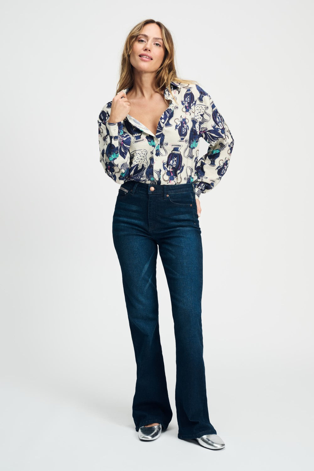 Milly Vases Cream Blouse