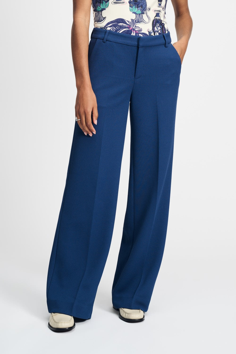 Wide Leg Blue Sapphire Pants