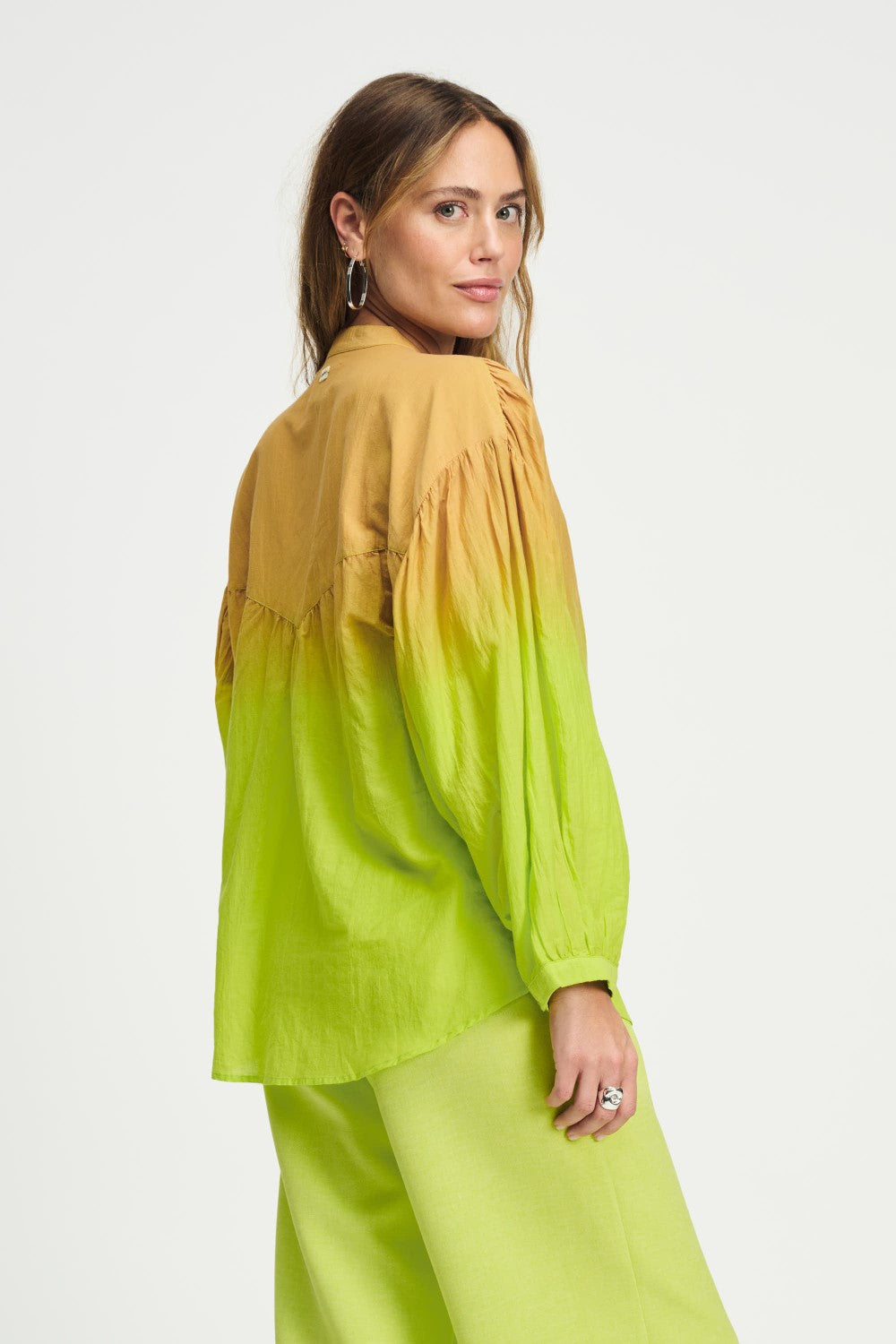 Faded Summer Lime Blouse